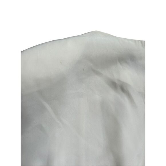 Christian Dior Vintage Chemises Long Sleeve Pleated Blouse Women's Cream Size 10 - Picture 10 of 10